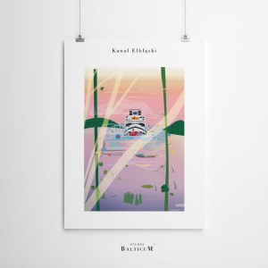 Plakat - Kanał Elbląski (A4)